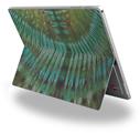 Tie Dye Turquoise Stripes - Decal Style Vinyl Skin (fits Microsoft Surface Pro 4)