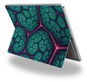 Decal Style Vinyl Skin compatible with Microsoft Surface Pro 4 Linear Cosmos Teal