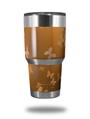 WraptorSkinz Skin Wrap compatible with RTIC 30oz ORIGINAL 2017 AND OLDER Tumblers Bokeh Butterflies Orange (TUMBLER NOT INCLUDED)