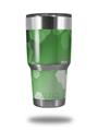 WraptorSkinz Skin Wrap compatible with RTIC 30oz ORIGINAL 2017 AND OLDER Tumblers Bokeh Hex Green (TUMBLER NOT INCLUDED)