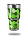 WraptorSkinz Skin Wrap compatible with RTIC 30oz ORIGINAL 2017 AND OLDER Tumblers Scales Green (TUMBLER NOT INCLUDED)