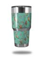WraptorSkinz Skin Wrap compatible with RTIC 30oz ORIGINAL 2017 AND OLDER Tumblers Sea Shells 02 Seafoam Green (TUMBLER NOT INCLUDED)