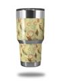 WraptorSkinz Skin Wrap compatible with RTIC 30oz ORIGINAL 2017 AND OLDER Tumblers Sea Shells 02 Yellow Sunshine (TUMBLER NOT INCLUDED)