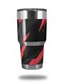 WraptorSkinz Skin Wrap compatible with RTIC 30oz ORIGINAL 2017 AND OLDER Tumblers Jagged Camo Coral (TUMBLER NOT INCLUDED)