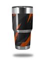WraptorSkinz Skin Wrap compatible with RTIC 30oz ORIGINAL 2017 AND OLDER Tumblers Jagged Camo Burnt Orange (TUMBLER NOT INCLUDED)