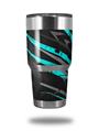 WraptorSkinz Skin Wrap compatible with RTIC 30oz ORIGINAL 2017 AND OLDER Tumblers Baja 0014 Neon Teal (TUMBLER NOT INCLUDED)