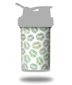 Decal Style Skin Wrap works with Blender Bottle 22oz ProStak Green Lips (BOTTLE NOT INCLUDED)