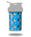Decal Style Skin Wrap works with Blender Bottle 22oz ProStak Beach Party Umbrellas Blue Medium (BOTTLE NOT INCLUDED)