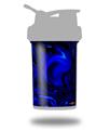 Decal Style Skin Wrap works with Blender Bottle 22oz ProStak Liquid Metal Chrome Royal Blue (BOTTLE NOT INCLUDED)