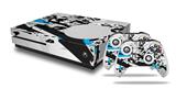 WraptorSkinz Decal Skin Wrap Set works with 2016 and newer XBOX One S Console and 2 Controllers Baja 0018 Blue Medium