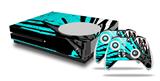 WraptorSkinz Decal Skin Wrap Set works with 2016 and newer XBOX One S Console and 2 Controllers Baja 0040 Neon Teal