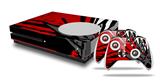 WraptorSkinz Decal Skin Wrap Set works with 2016 and newer XBOX One S Console and 2 Controllers Baja 0040 Red