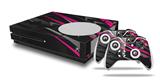 WraptorSkinz Decal Skin Wrap Set works with 2016 and newer XBOX One S Console and 2 Controllers Baja 0014 Hot Pink