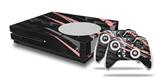 WraptorSkinz Decal Skin Wrap Set works with 2016 and newer XBOX One S Console and 2 Controllers Baja 0014 Pink