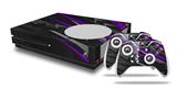 WraptorSkinz Decal Skin Wrap Set works with 2016 and newer XBOX One S Console and 2 Controllers Baja 0014 Purple