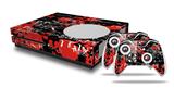 WraptorSkinz Decal Skin Wrap Set works with 2016 and newer XBOX One S Console and 2 Controllers Emo Graffiti
