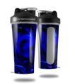 Decal Style Skin Wrap works with Blender Bottle 28oz Liquid Metal Chrome Royal Blue (BOTTLE NOT INCLUDED)