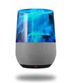 Decal Style Skin Wrap for Google Home Original - Cubic Shards Blue (GOOGLE HOME NOT INCLUDED)