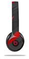 WraptorSkinz Skin Decal Wrap compatible with Beats Solo 2 and Solo 3 Wireless Headphones Jagged Camo Red (HEADPHONES NOT INCLUDED)