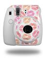 WraptorSkinz Skin Decal Wrap compatible with Fujifilm Mini 8 Camera Pink Orange Lips (CAMERA NOT INCLUDED)