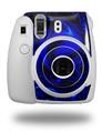 WraptorSkinz Skin Decal Wrap compatible with Fujifilm Mini 8 Camera Liquid Metal Chrome Royal Blue (CAMERA NOT INCLUDED)