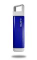 Skin Decal Wrap for Clean Bottle Square Titan Plastic 25oz Solids Collection Royal Blue (BOTTLE NOT INCLUDED)