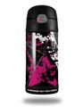 Skin Decal Wrap for Thermos Funtainer 12oz Bottle Baja 0003 Hot Pink (BOTTLE NOT INCLUDED)