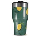 WraptorSkinz Skin Wrap compatible with 2017 and newer RTIC Tumblers 30oz Lemon Green (TUMBLER NOT INCLUDED)