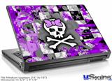 Laptop Skin (Medium) - Purple Princess Skull