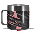 Skin Decal Wrap for Yeti Coffee Mug 14oz Baja 0014 Pink - 14 oz CUP NOT INCLUDED by WraptorSkinz