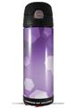 Skin Decal Wrap for Thermos Funtainer 16oz Bottle Bokeh Hex Purple (BOTTLE NOT INCLUDED) by WraptorSkinz