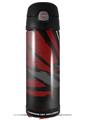 Skin Decal Wrap for Thermos Funtainer 16oz Bottle Baja 0040 Red Dark (BOTTLE NOT INCLUDED) by WraptorSkinz