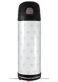 Skin Decal Wrap for Thermos Funtainer 16oz Bottle Hearts Light Blue (BOTTLE NOT INCLUDED) by WraptorSkinz