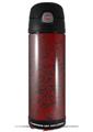 Skin Decal Wrap for Thermos Funtainer 16oz Bottle Folder Doodles Red Dark (BOTTLE NOT INCLUDED) by WraptorSkinz