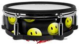 Skin Wrap works with Roland vDrum Shell PD-128 Drum Smileys on Black (DRUM NOT INCLUDED)