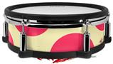 Skin Wrap works with Roland vDrum Shell PD-128 Drum Kearas Polka Dots Pink On Cream (DRUM NOT INCLUDED)