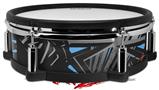 Skin Wrap works with Roland vDrum Shell PD-128 Drum Baja 0023 Blue Medium (DRUM NOT INCLUDED)