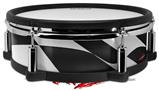 Skin Wrap works with Roland vDrum Shell PD-128 Drum Checkered Flag (DRUM NOT INCLUDED)