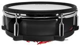 Skin Wrap works with Roland vDrum Shell PD-128 Drum Jagged Camo Black (DRUM NOT INCLUDED)