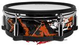 Skin Wrap works with Roland vDrum Shell PD-128 Drum Baja 0003 Burnt Orange (DRUM NOT INCLUDED)