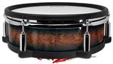 Skin Wrap works with Roland vDrum Shell PD-128 Drum Exotic Wood Waterfall Bubinga Burst Deep Blue (DRUM NOT INCLUDED)