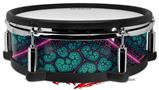 Skin Wrap works with Roland vDrum Shell PD-128 Drum Linear Cosmos Teal (DRUM NOT INCLUDED)