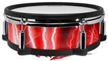 Skin Wrap works with Roland vDrum Shell PD-128 Drum Lightning Red (DRUM NOT INCLUDED)