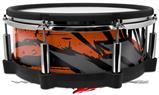 Skin Wrap works with Roland vDrum Shell PD-140DS Drum Baja 0040 Orange Burnt (DRUM NOT INCLUDED)