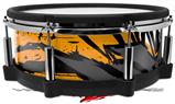 Skin Wrap works with Roland vDrum Shell PD-140DS Drum Baja 0040 Orange (DRUM NOT INCLUDED)