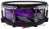 Skin Wrap works with Roland vDrum Shell PD-140DS Drum Baja 0040 Purple (DRUM NOT INCLUDED)