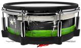 Skin Wrap works with Roland vDrum Shell PD-140DS Drum Painted Faded and Cracked Green Line USA American Flag (DRUM NOT INCLUDED)
