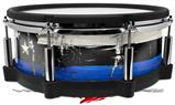Skin Wrap works with Roland vDrum Shell PD-140DS Drum Painted Faded and Cracked Blue Line USA American Flag (DRUM NOT INCLUDED)