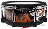Skin Wrap works with Roland vDrum Shell PD-140DS Drum Baja 0003 Burnt Orange (DRUM NOT INCLUDED)
