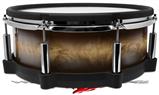 Skin Wrap works with Roland vDrum Shell PD-140DS Drum Exotic Wood White Oak Burl Burst Dark Mocha (DRUM NOT INCLUDED)
